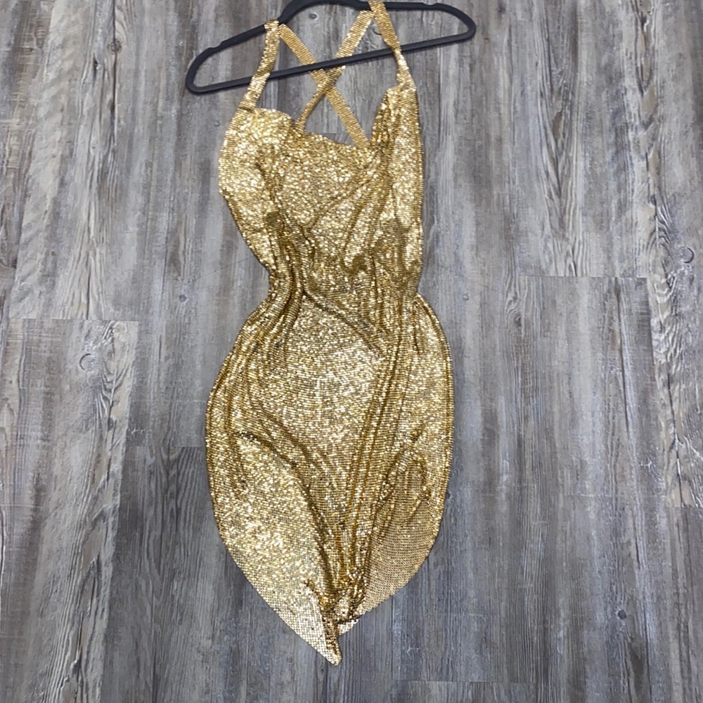 GOLD DRESS